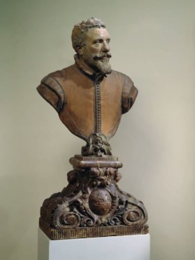 Pedestal with Sides Composed of Volutes with Acanthus Leaves Enclosing a Cartouche with a Shield in a Leaf Motif