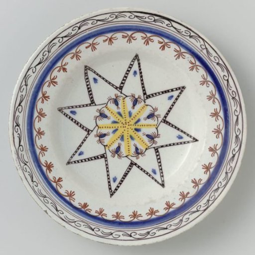 Faience plate
