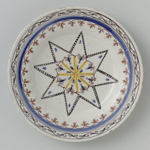 Faience plate