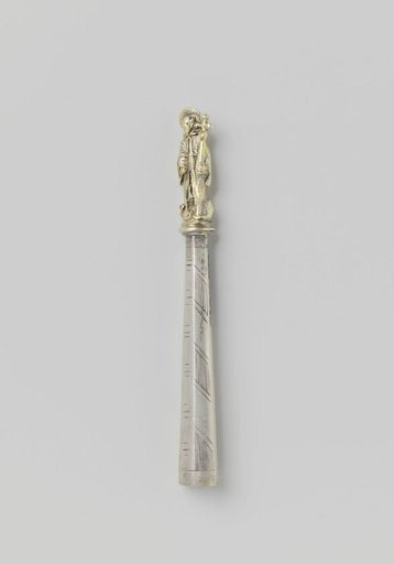Spoon handle with portrait of an apostle