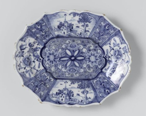 Underplate of faience