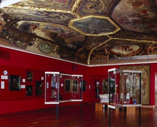 Ceiling with representations of Morning and Evening