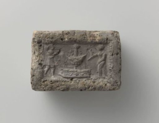 Fireplace tile with an image