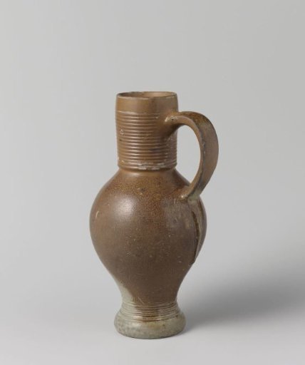 Jug with a ribbed neck