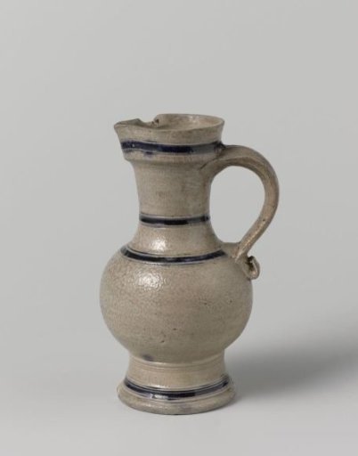 Jug with four horizontal borders