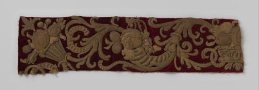 Strip of embroidery.
