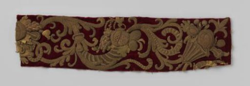 Strip of embroidery.