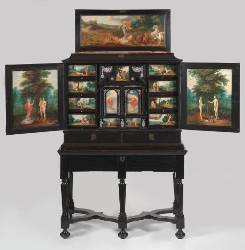 Cabinet Decorated with Episodes from Genesis