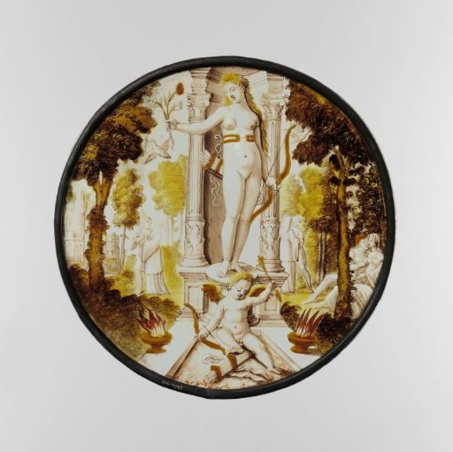 Pane with the Garden of Love (Venus and Amor)