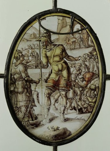 Panel with Joseph being sold to the Arabs