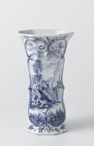 Two cups and a vase, parts of a suite