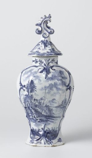 Two cups and a vase, parts of a suite
