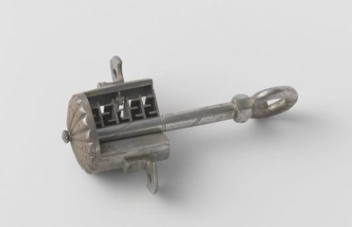 Iron lock with key