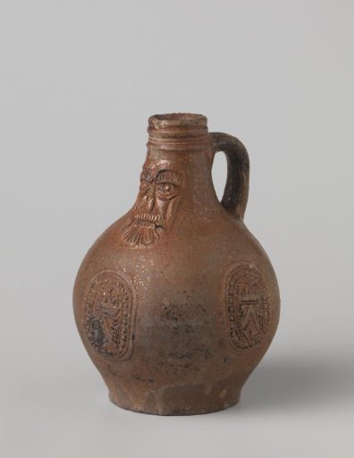 Jug (Bartmann jug) with a coat of arms