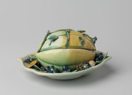 Butter Boat in the Shape of a Melon