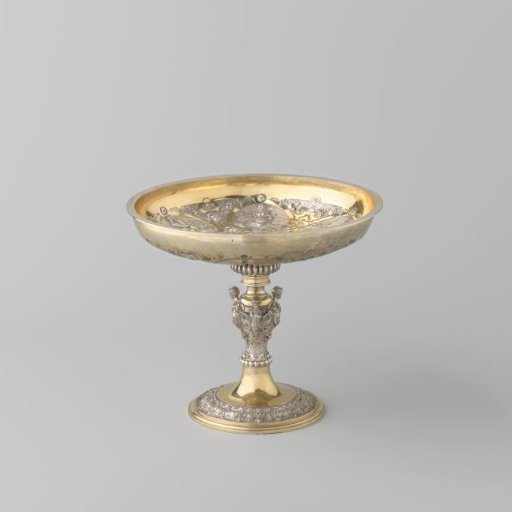 Galvanoplastic reproduction of a tazza depicting the cardinal virtues