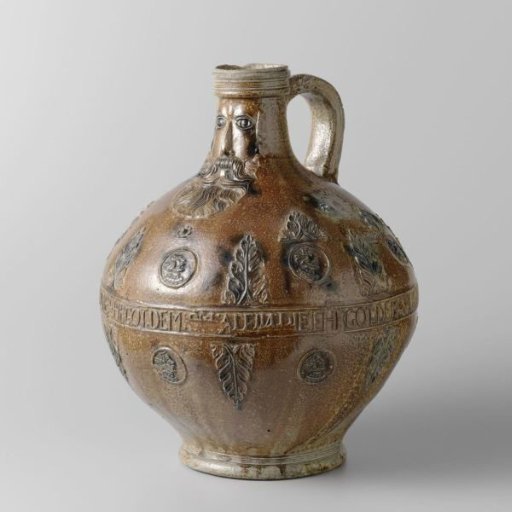 Bearded man jug