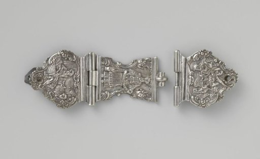 Book clasp with a representation of Moses