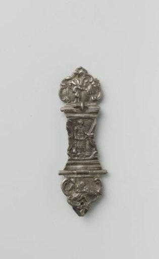 Book clasp with representation of Moses