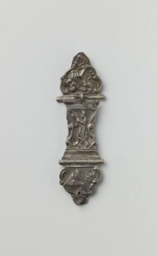 Book clasp with representation of Aaron