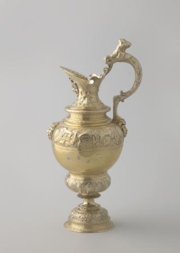 Tankard with Handle and Hinged Lid Containing a Medal on the Marriage of Willem II and Henriëtte Maria Stuart