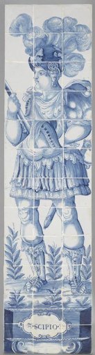 Fireback Tile Picture with Scipio