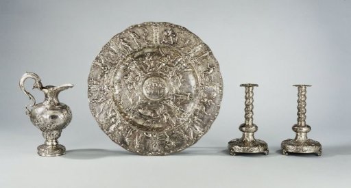 Galvanoplastic reproduction of a jug with representations of the four elements from the Popta treasure