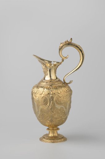 Galvanoplastic reproduction of a jug with a representation of the Baptism of Christ
