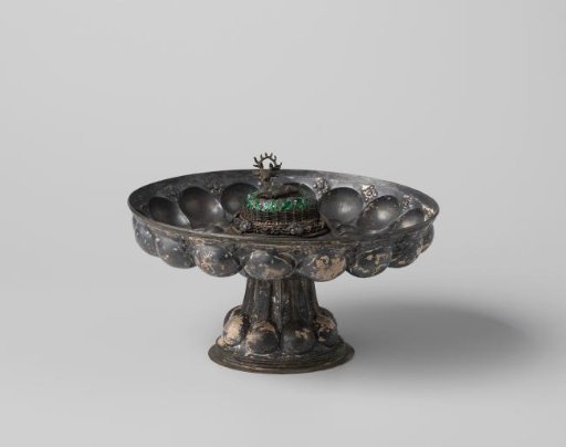 Galvanoplastic reproduction of a bowl with a deer within an enclosure from the Lüneburg Town Silver