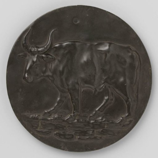 Plaquette of an ox