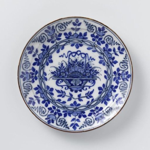 Faience plate