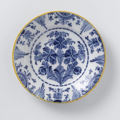 Faience plate