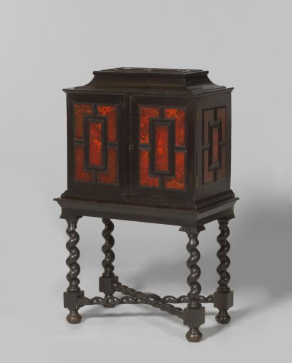Art Cabinet, Veneered with Ebony and Tortoiseshell