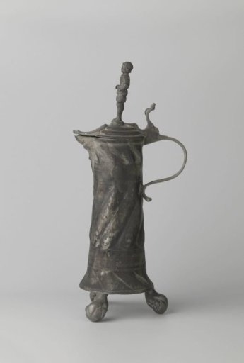 Tin can with spiral swellings