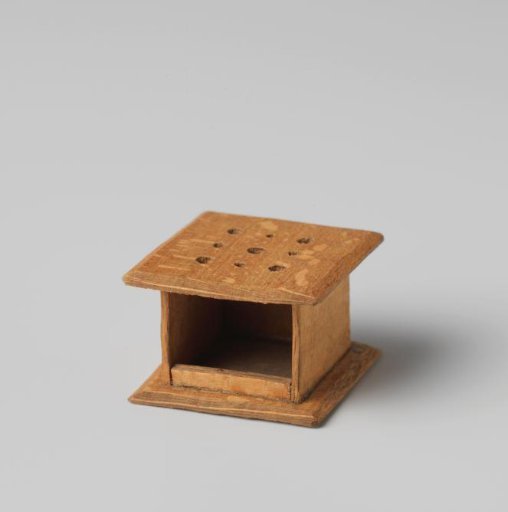 Stove, square with nine holes