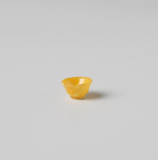 Bowl, Yellow Lacquered