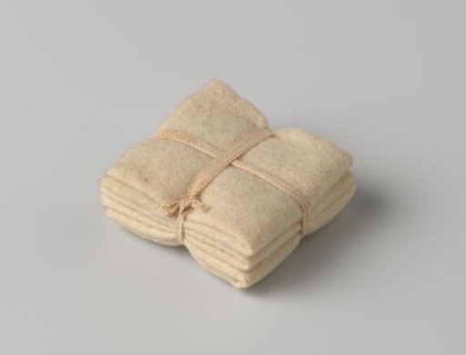Bundle of blankets, bound with a band