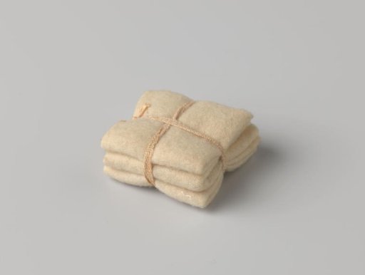 Bundle of blankets, bound with a band