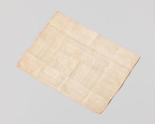 Tablecloth Grachtenhuis, with woven pelt pattern