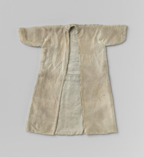 Blue silk dressing gown