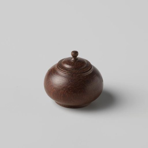 Teapot with Lid of Turned Wood