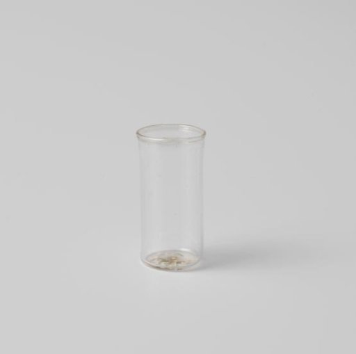 Cup, cylindrical, with a flat base