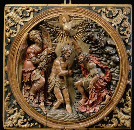 The Baptism of Christ in the River Jordan