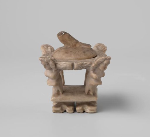 Marble cup with cover