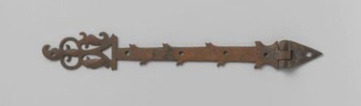 Iron door hinge