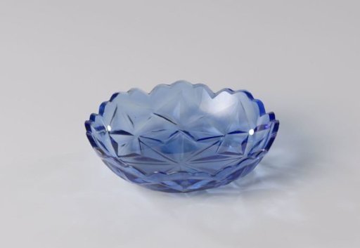 Dish with Cut Star Motif