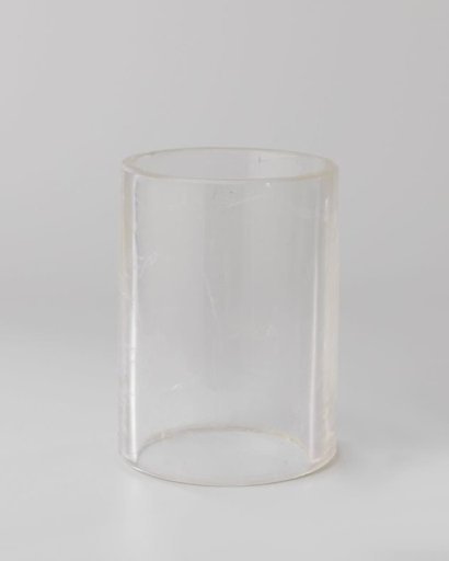 Cylinder of rock crystal