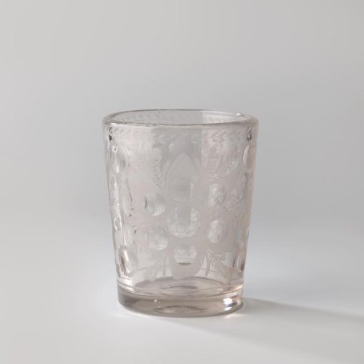 Cup with four flowers