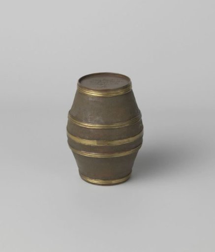 Two cups forming a barrel together