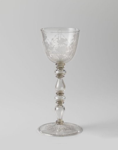 Chalice with garlands of fruit and birds